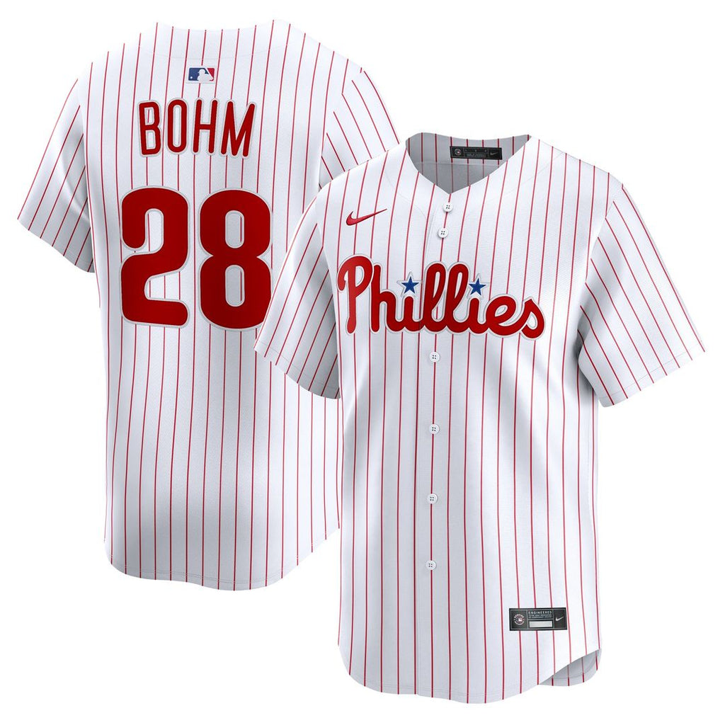 Philadelphia Phillies Nike White Authentic MLB baseball jersey