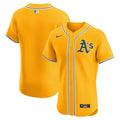 Athletics Nike Gold Authentic MLB baseball jersey