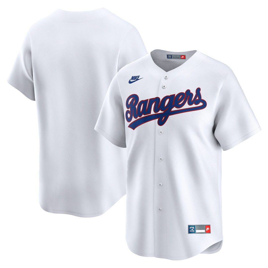 Texas Rangers Nike White MLB baseball jersey