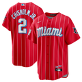 Miami Marlins Nike Red Replica MLB baseball jersey