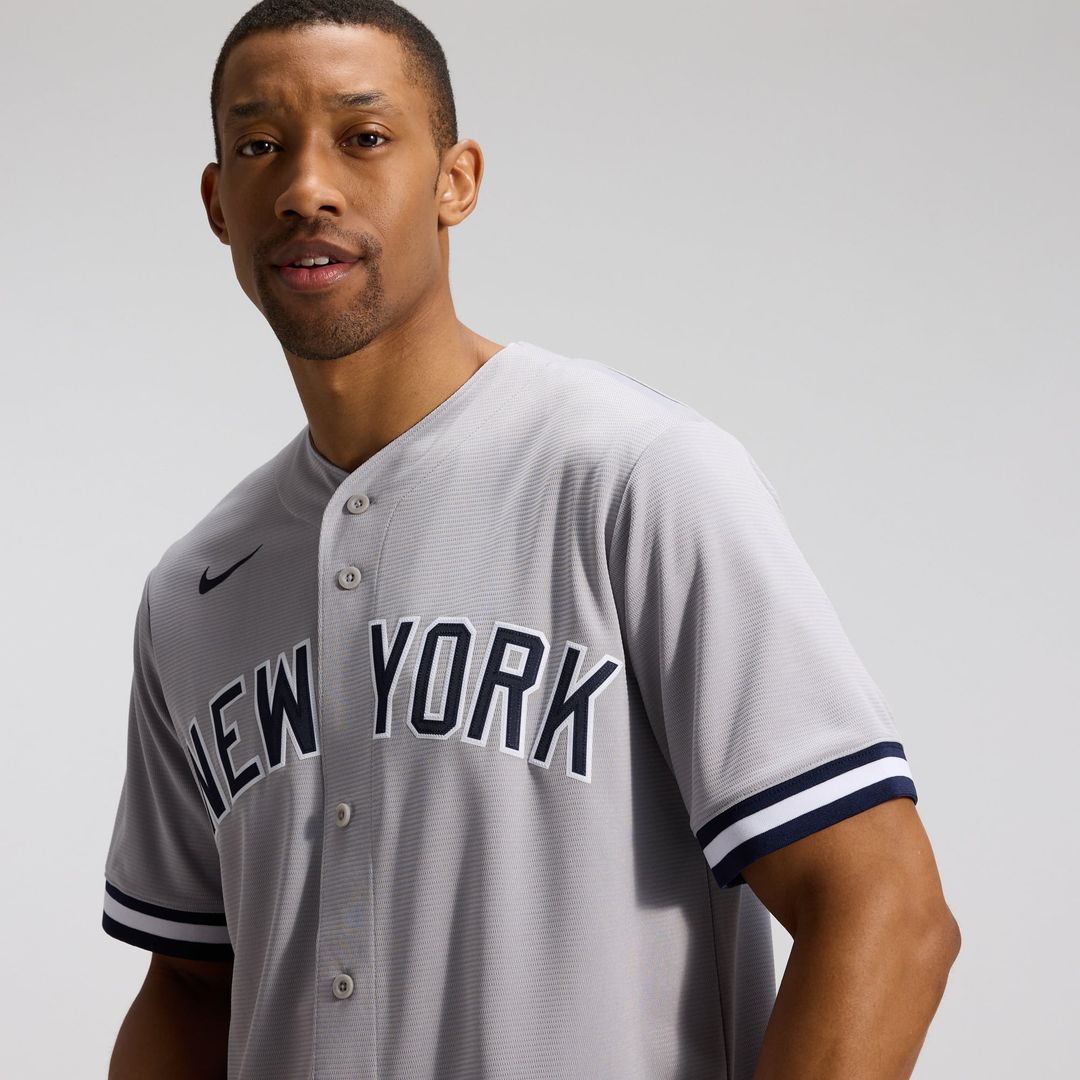 New York Yankees Nike Replica Jersey Gray