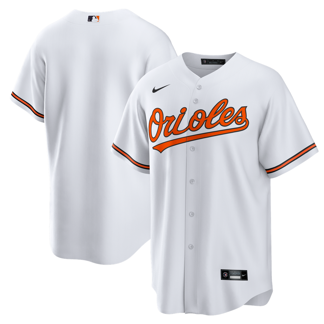 Baltimore Orioles Nike White Replica MLB baseball jersey