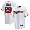 Washington Nationals Nike White Replica MLB baseball jersey