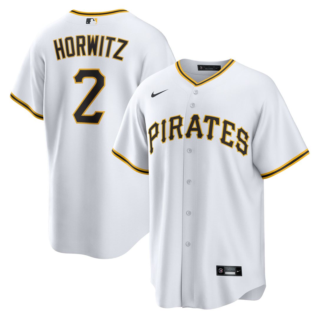 Pittsburgh Pirates Nike White Replica MLB baseball jersey