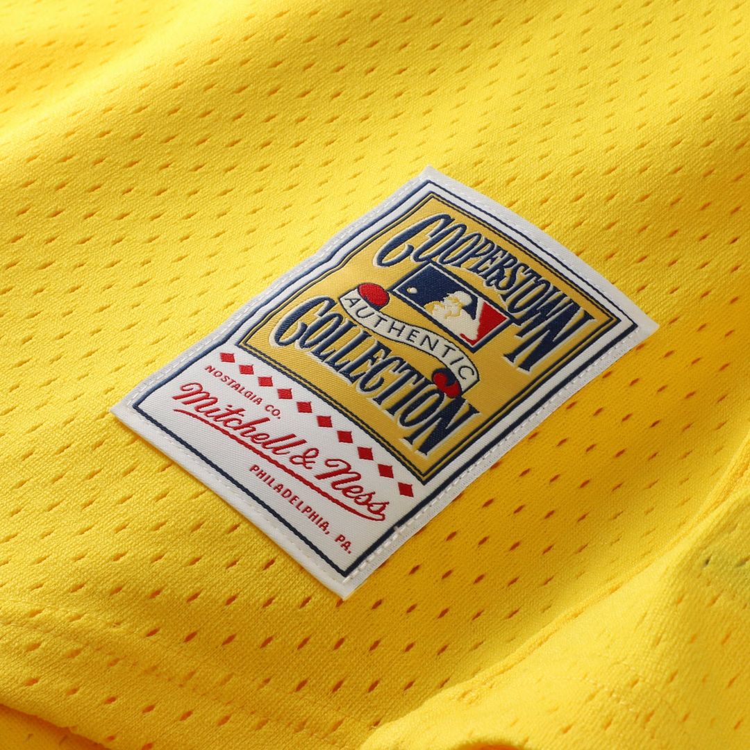 Athletics Mitchell & Ness Authentic Jersey Gold