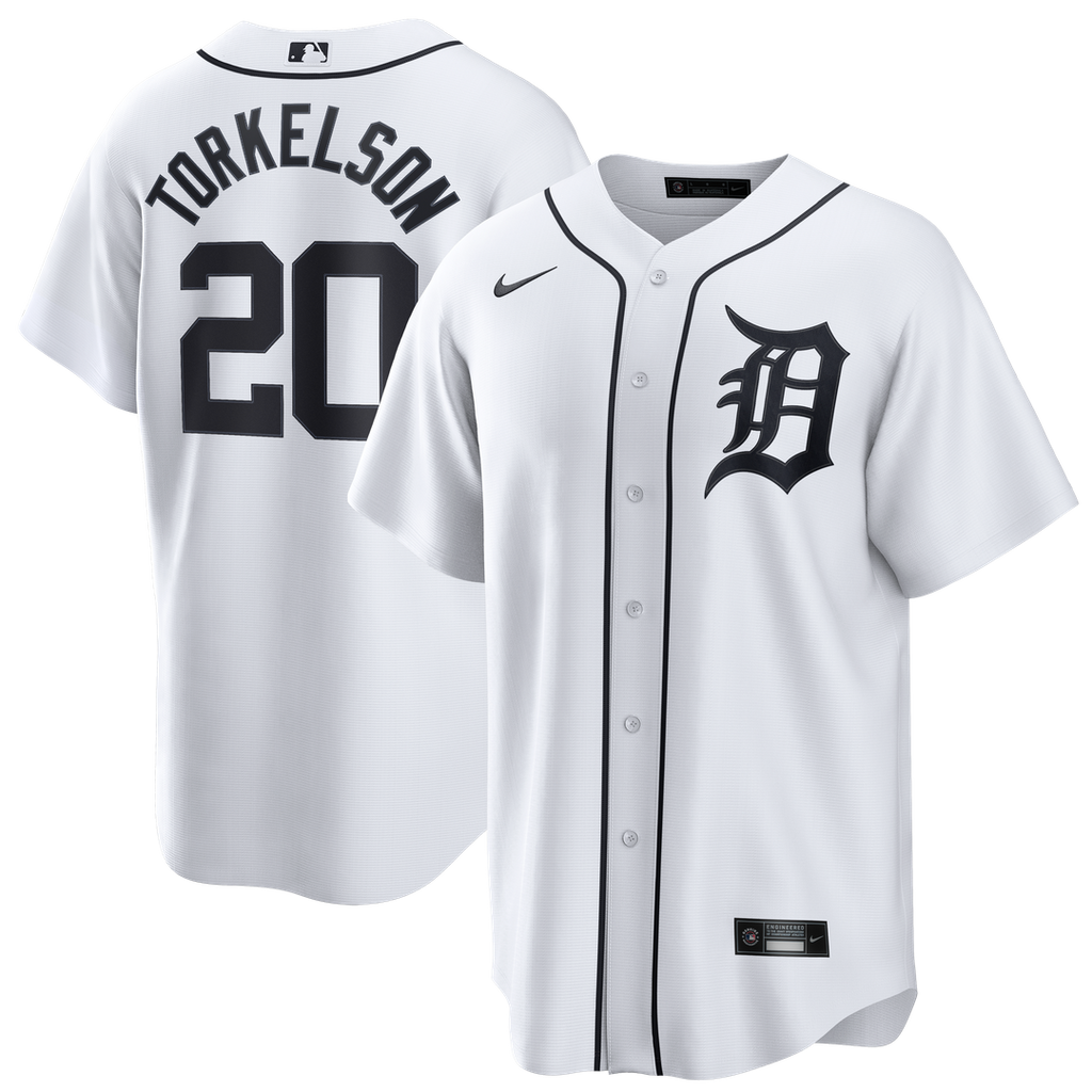 Detroit Tigers Nike White Replica MLB baseball jersey