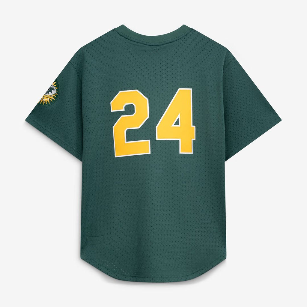 Athletics Mitchell & Ness Authentic Jersey Green