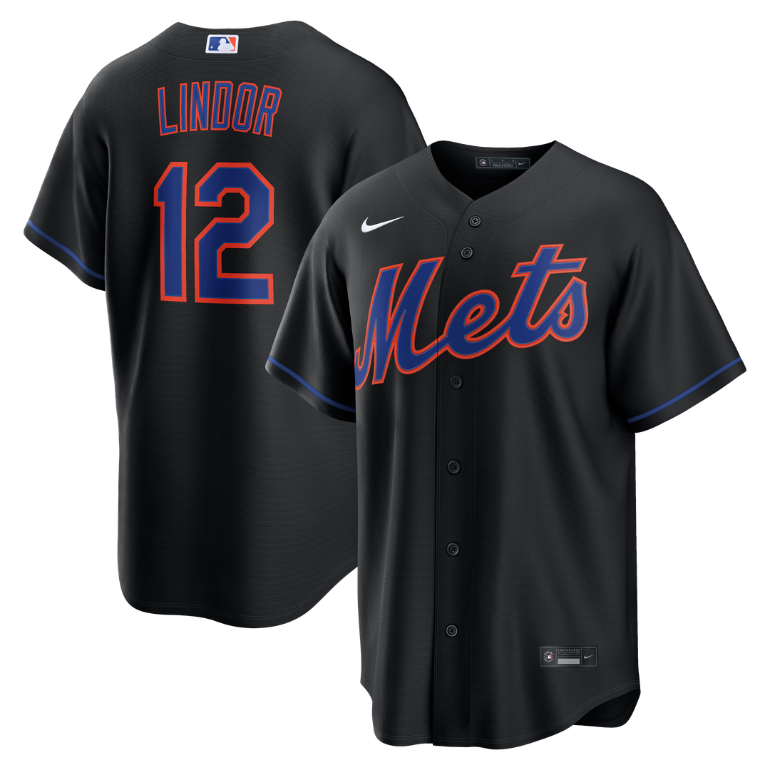 New York Mets Nike Replica Jersey Black