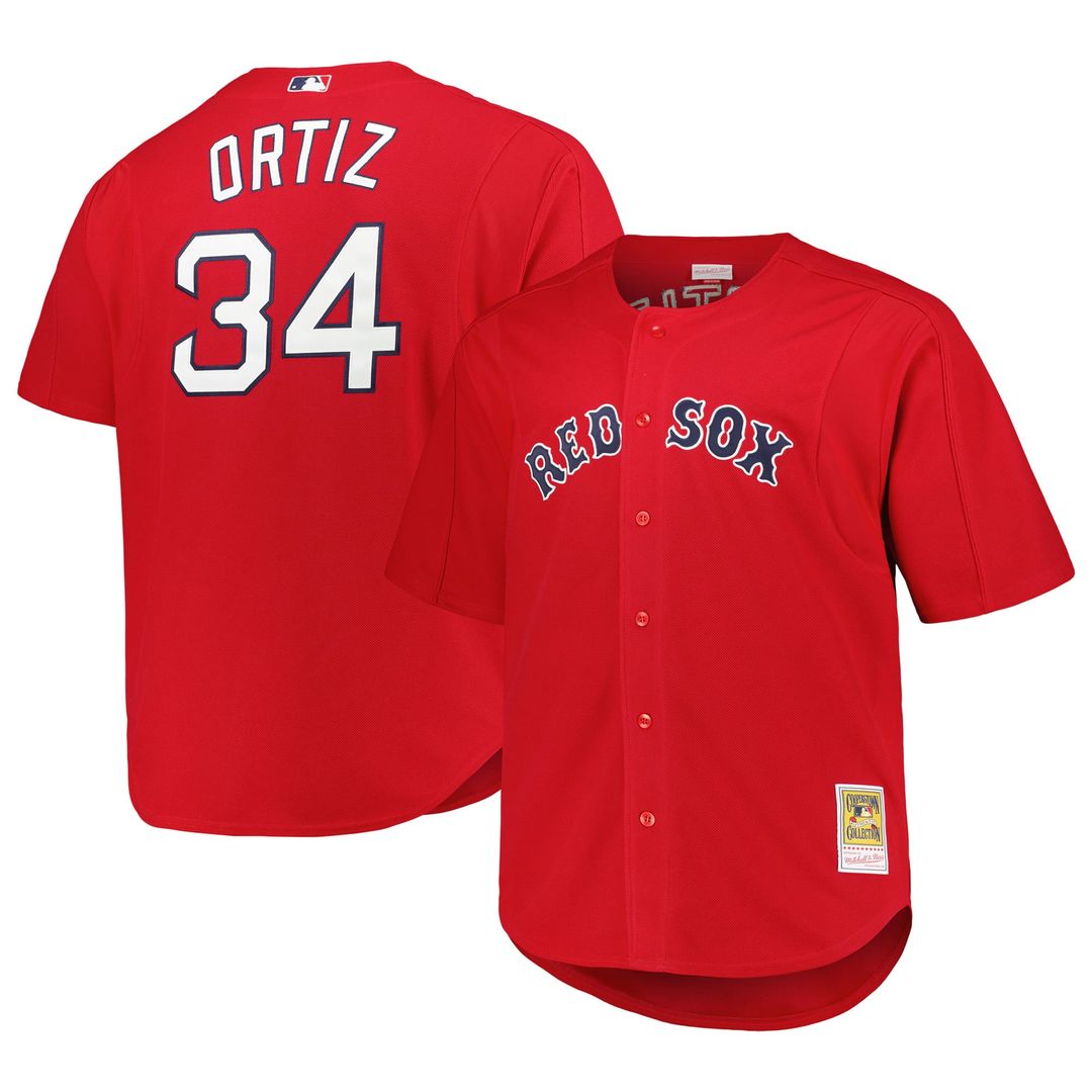 Boston Red Sox Mitchell & Ness Authentic Jersey Red