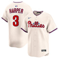 Philadelphia Phillies Nike Cream MLB baseball jersey