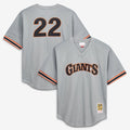 San Francisco Giants Mitchell & Ness Gray Authentic MLB baseball jersey