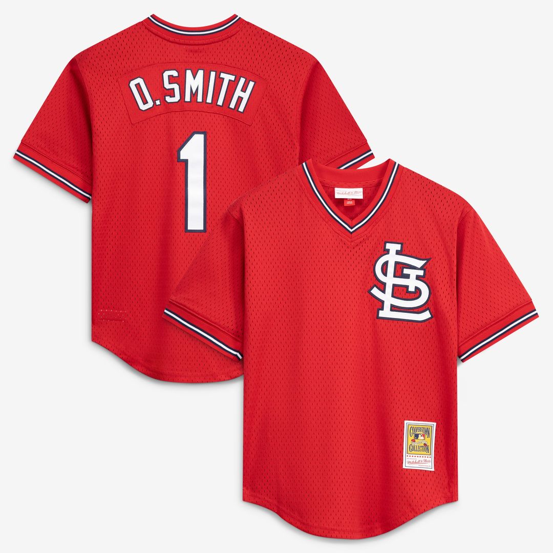St. Louis Cardinals Mitchell & Ness Authentic Jersey Navy