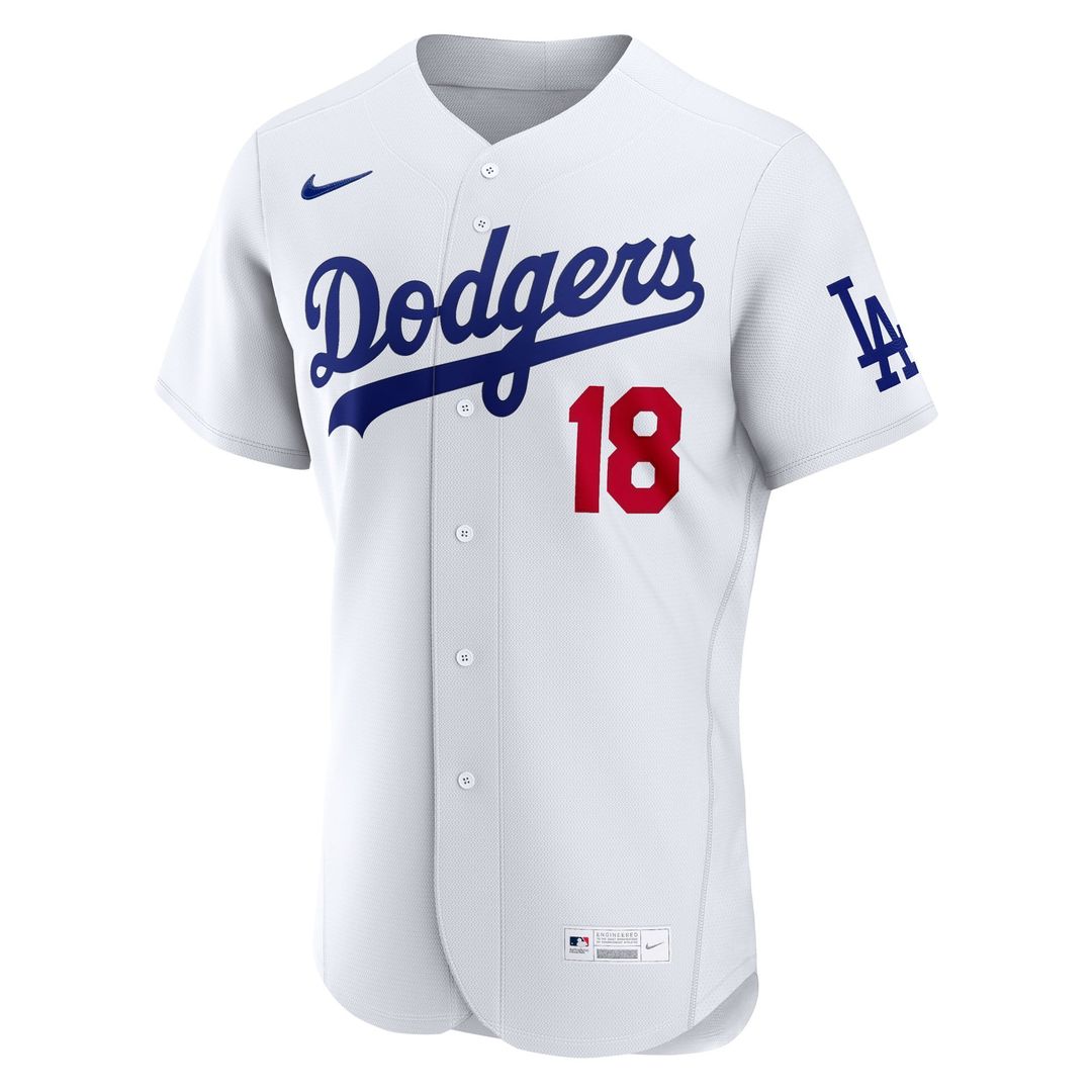 Los Angeles Dodgers Nike Replica Jersey White