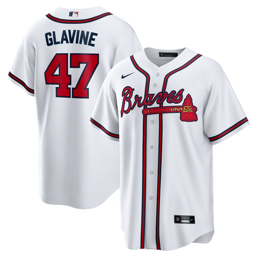 Atlanta Braves Nike White Replica MLB baseball jersey