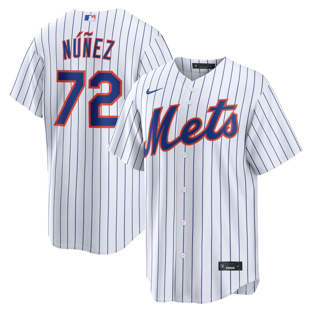 New York Mets Nike White Replica MLB baseball jersey