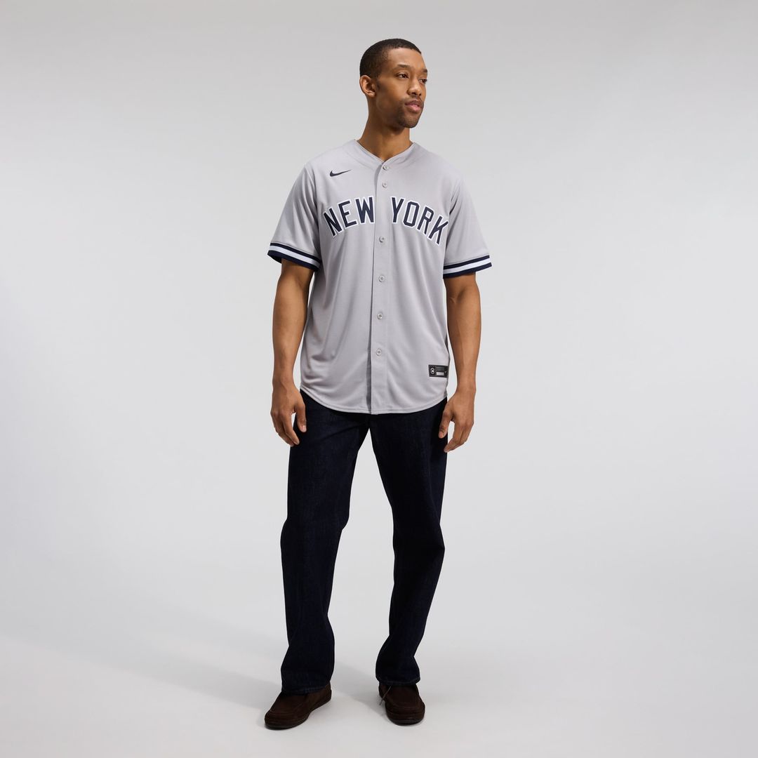 New York Yankees Nike Replica Jersey Gray