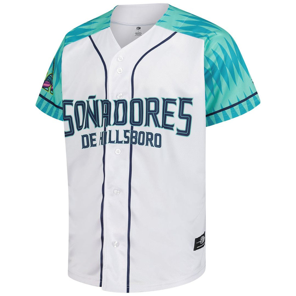 Hillsboro Hops Replica Jersey White