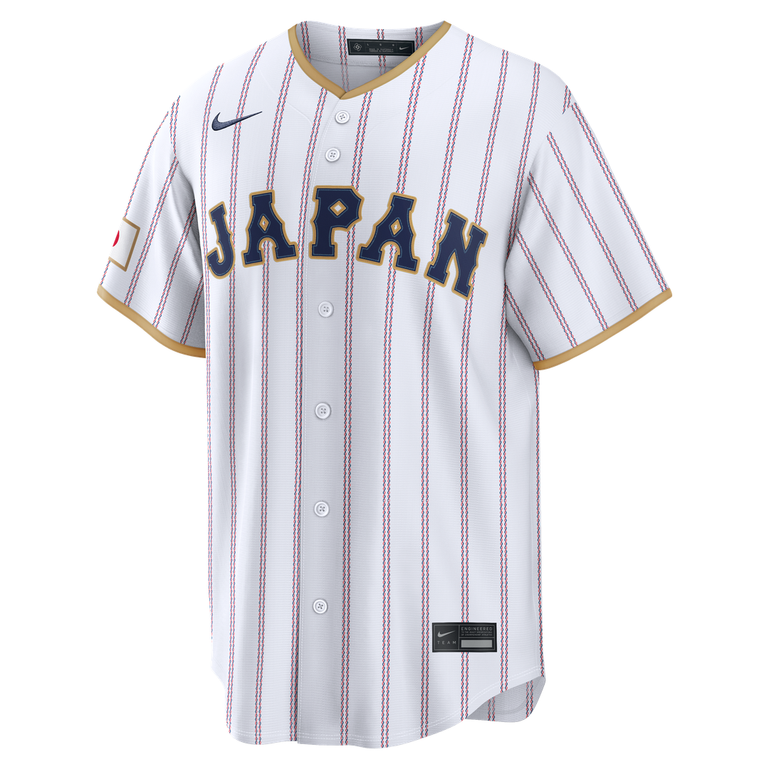 Japan Baseball Nike Jersey White