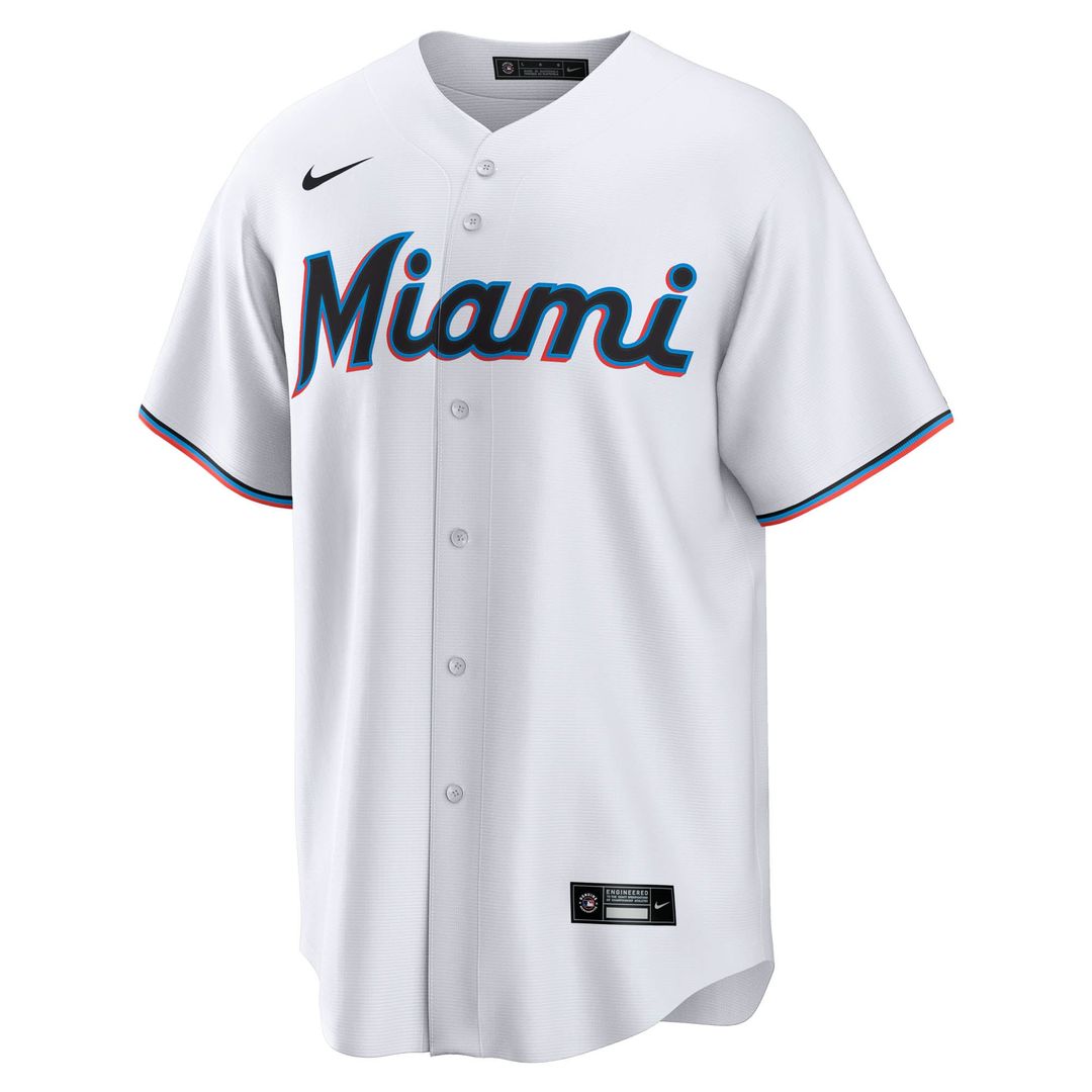 Miami Marlins Nike Replica Jersey White