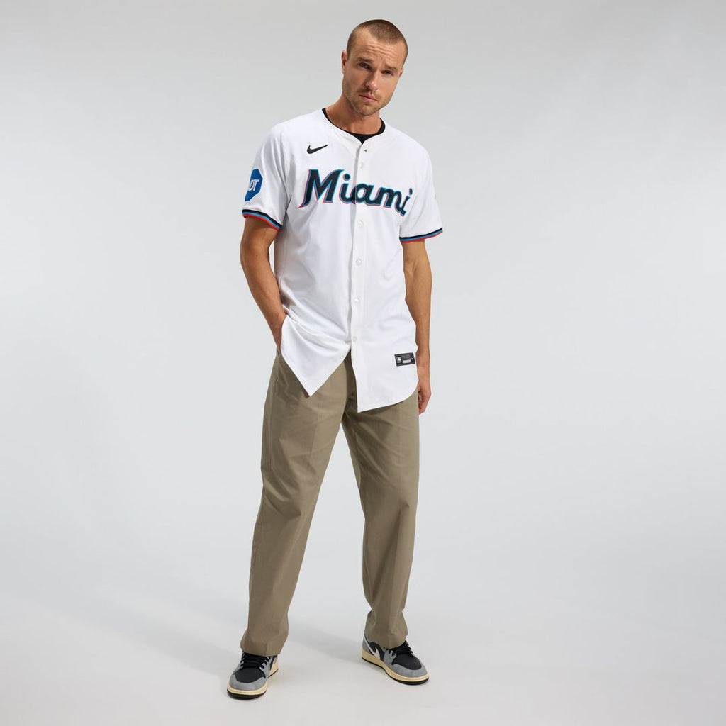 Miami Marlins Nike Authentic Jersey White