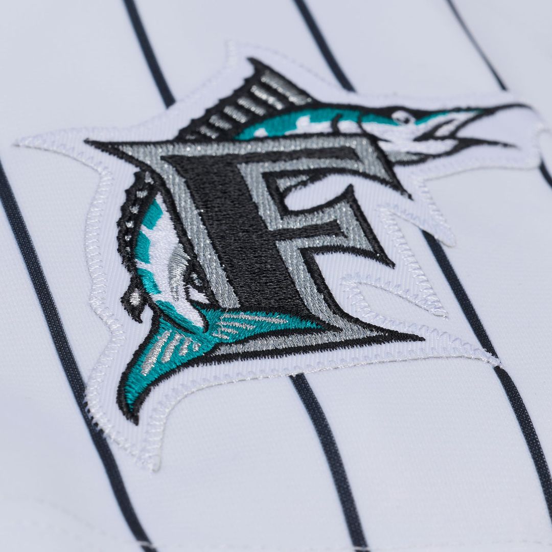 Florida Marlins Mitchell & Ness Authentic Jersey White