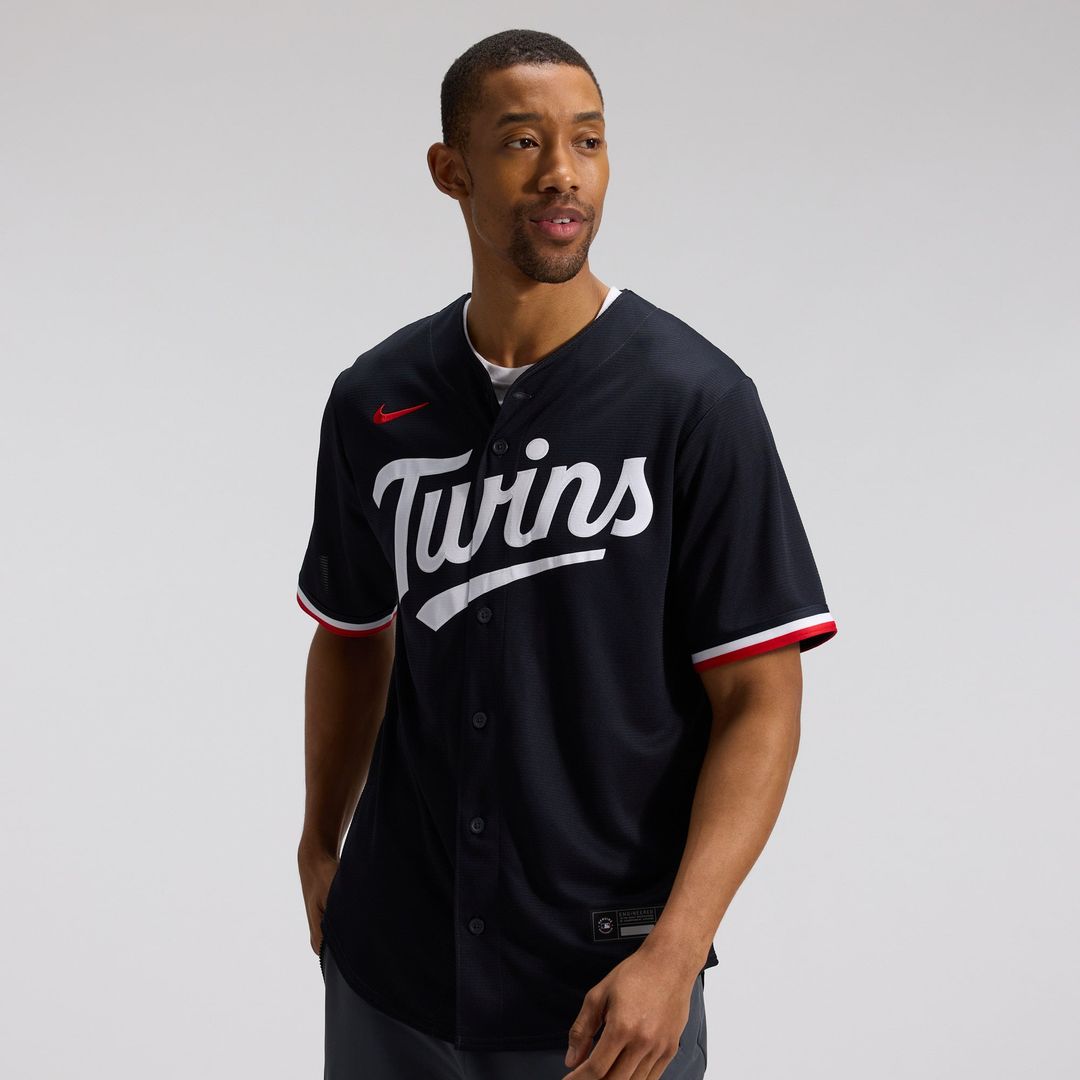 Minnesota Twins Nike Navy Replica MLB baseball jersey