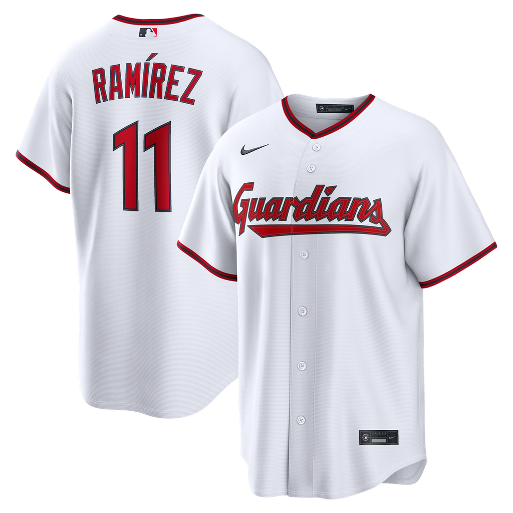Cleveland Guardians Nike White Replica MLB baseball jersey