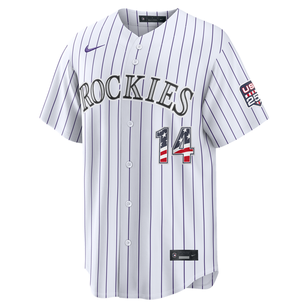 Colorado Rockies Nike Jersey White