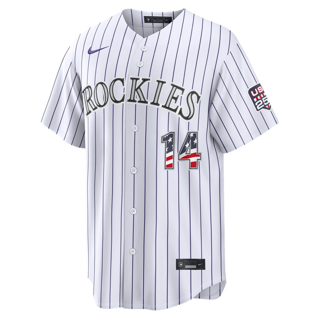 Colorado Rockies Nike Jersey White