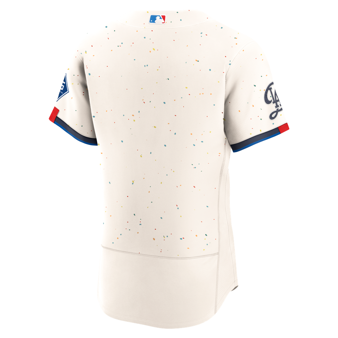 Los Angeles Dodgers Nike Authentic Jersey Cream