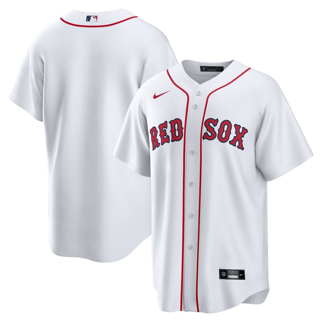 Boston Red Sox Nike White Replica MLB baseball jersey