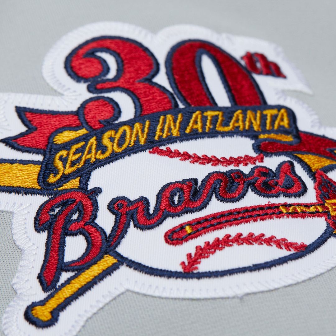 Atlanta Braves Mitchell & Ness Authentic Jersey Gray