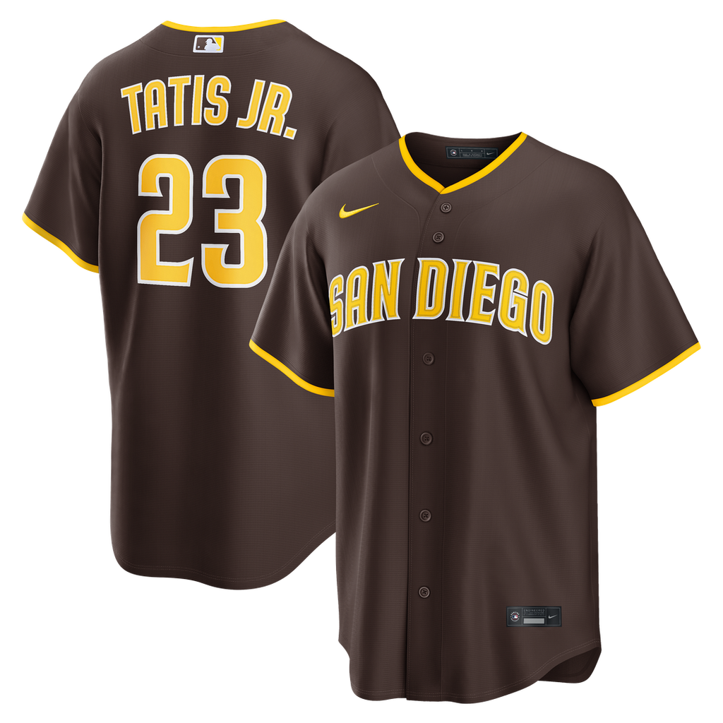 San Diego Padres Nike Replica Jersey Brown