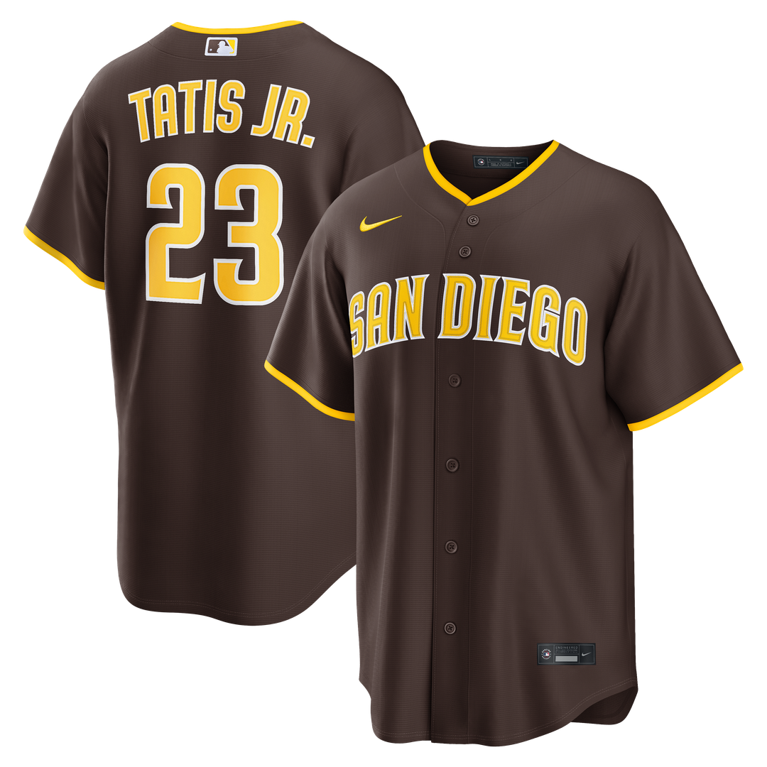 San Diego Padres Nike Replica Jersey Brown