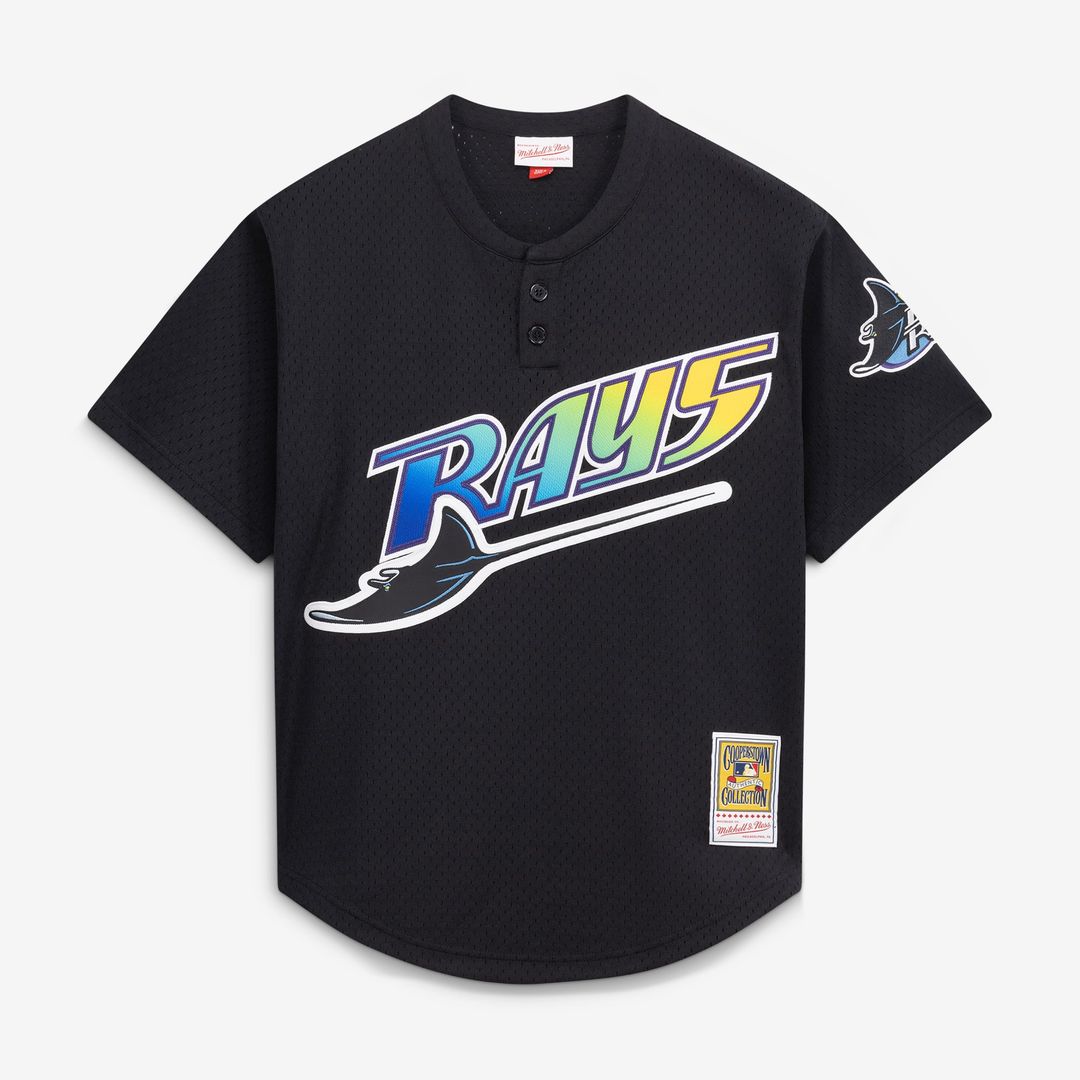 Tampa Bay Rays Mitchell & Ness Authentic Jersey Black