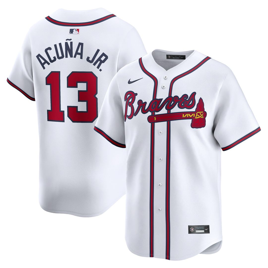 Atlanta Braves Nike White MLB baseball jersey
