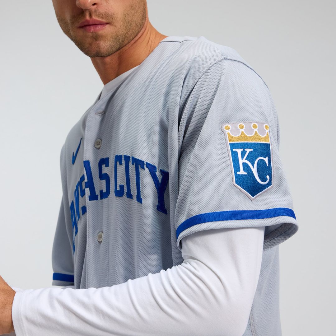 Kansas City Royals Nike Authentic Jersey Gray
