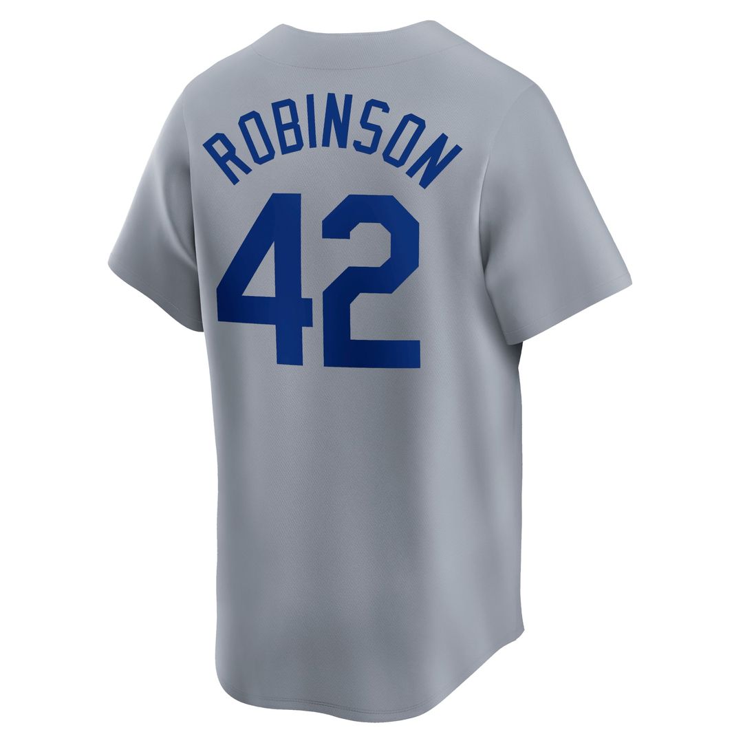 Brooklyn Dodgers Nike Jersey Gray