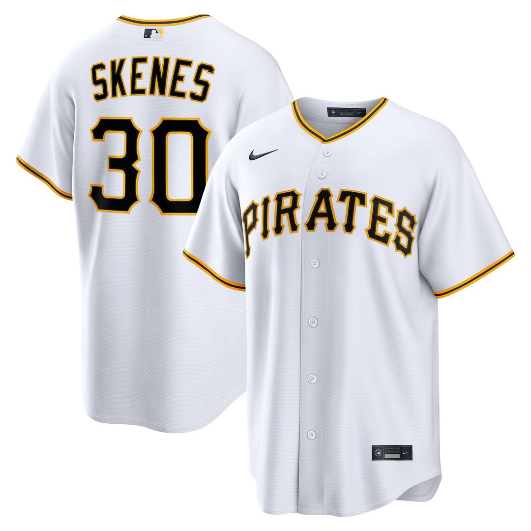 Pittsburgh Pirates Nike White Replica MLB baseball jersey