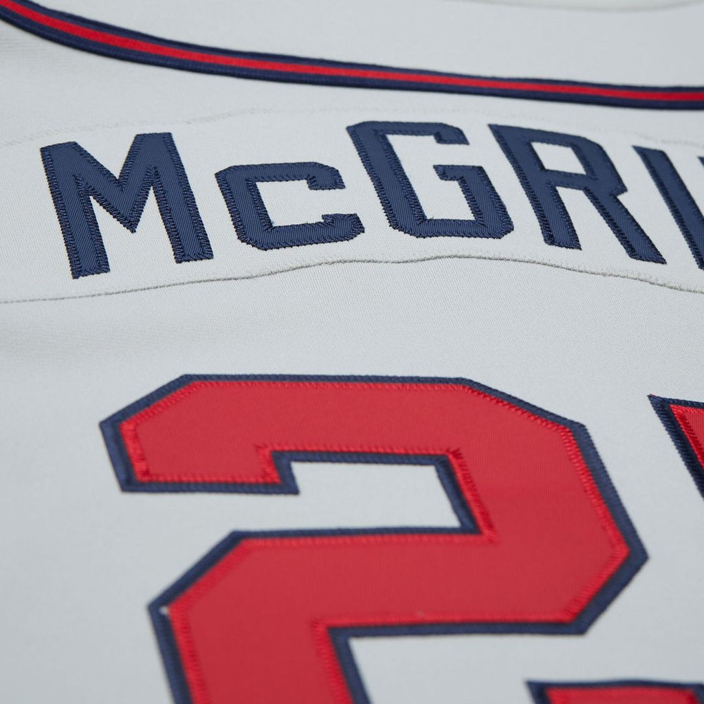 Atlanta Braves Mitchell & Ness Authentic Jersey Gray