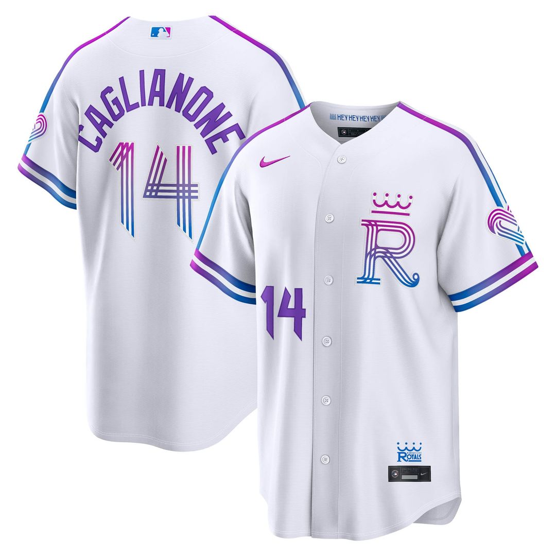 Kansas City Royals Nike White MLB baseball jersey