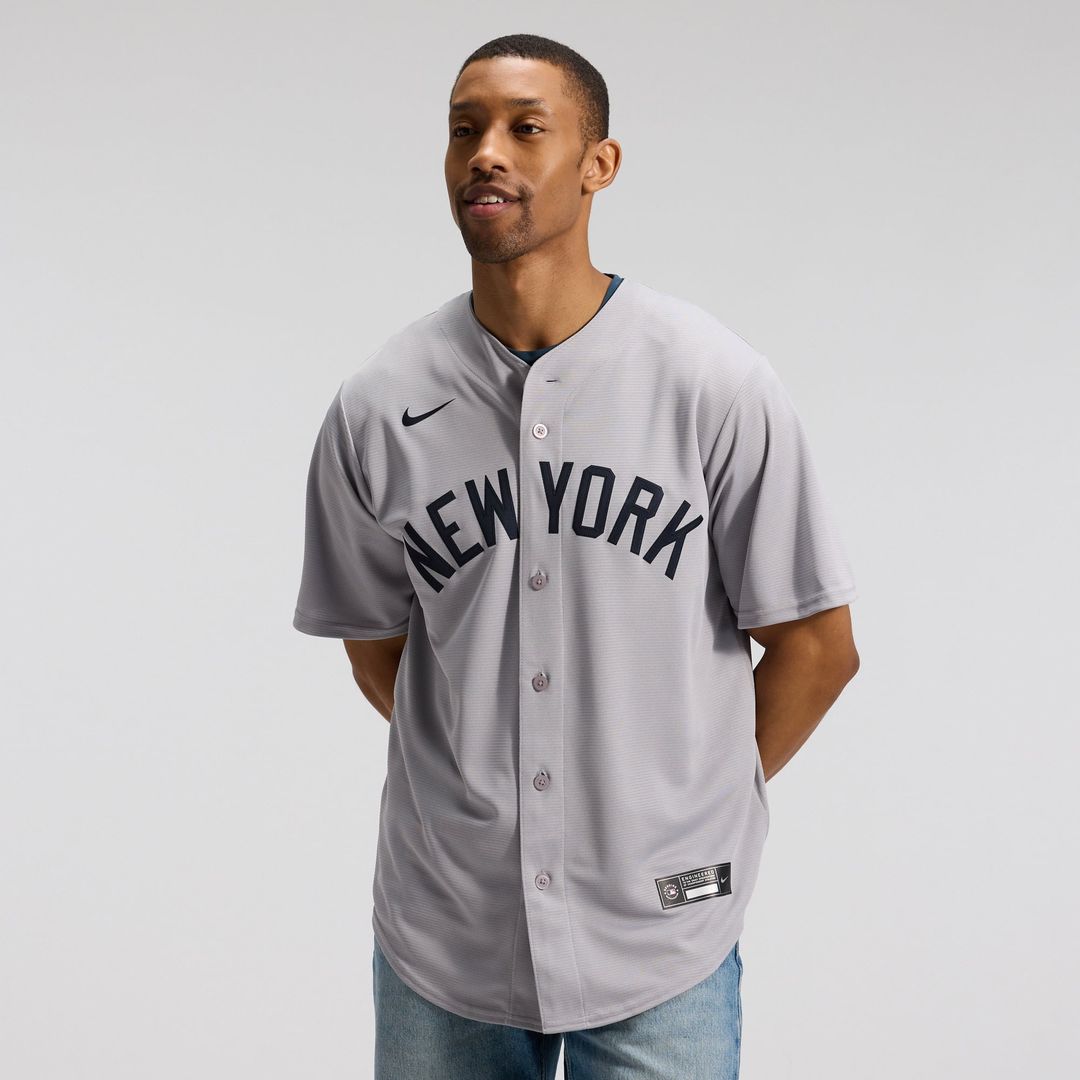 New York Yankees Nike Replica Jersey Gray