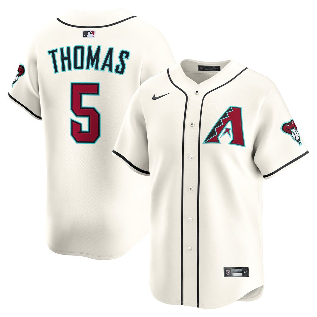 Arizona Diamondbacks Nike Cream Authentic MLB baseball jersey