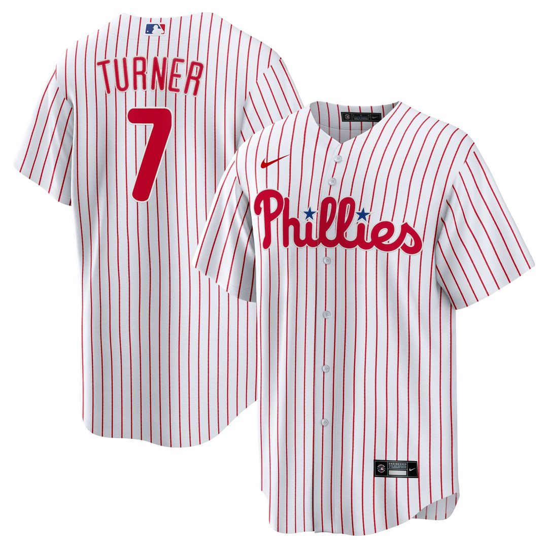 Philadelphia Phillies Nike White Replica MLB baseball jersey