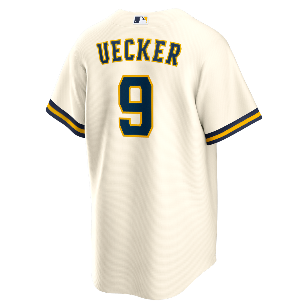 Milwaukee Brewers Nike Replica Jersey Cream
