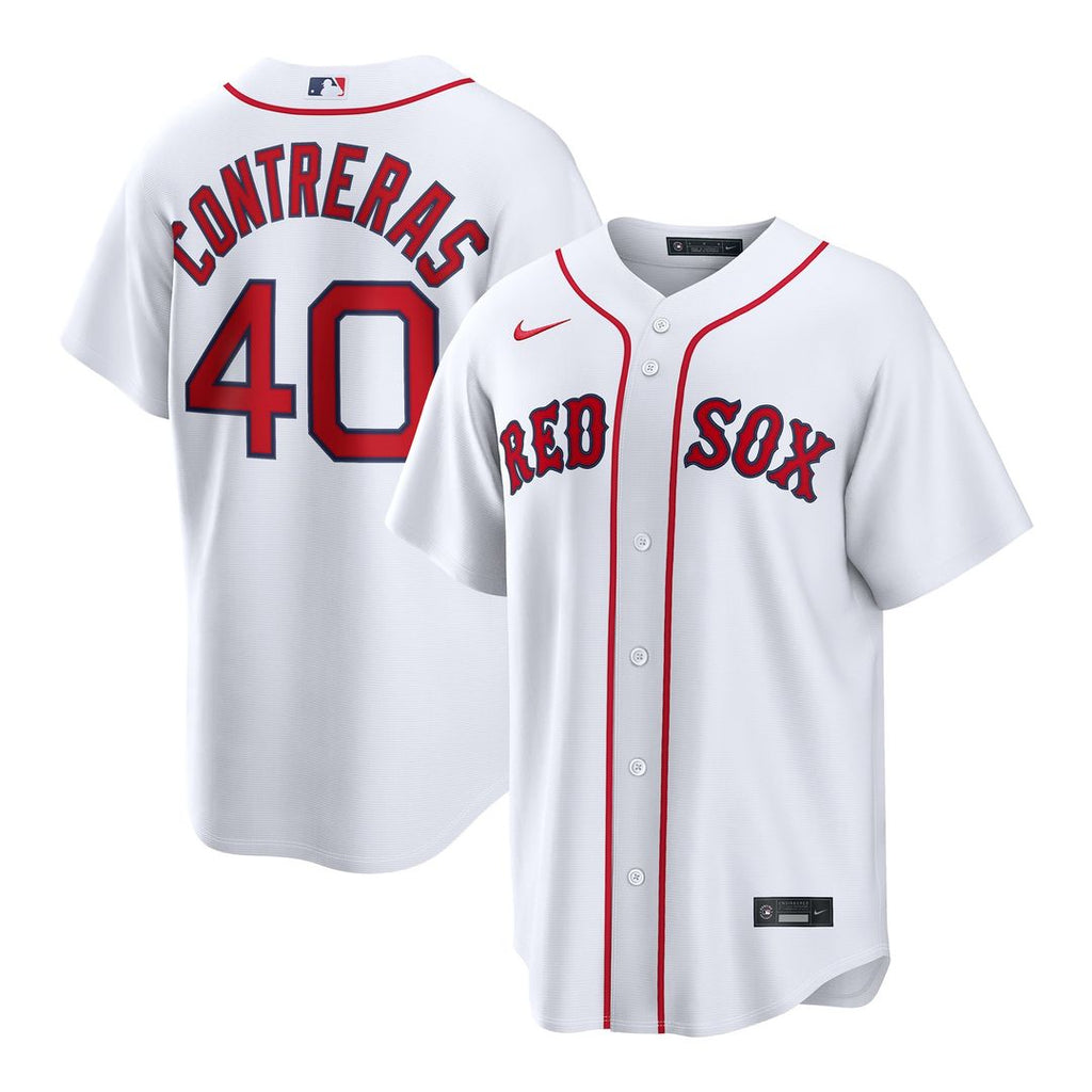 Boston Red Sox Nike White Replica MLB baseball jersey