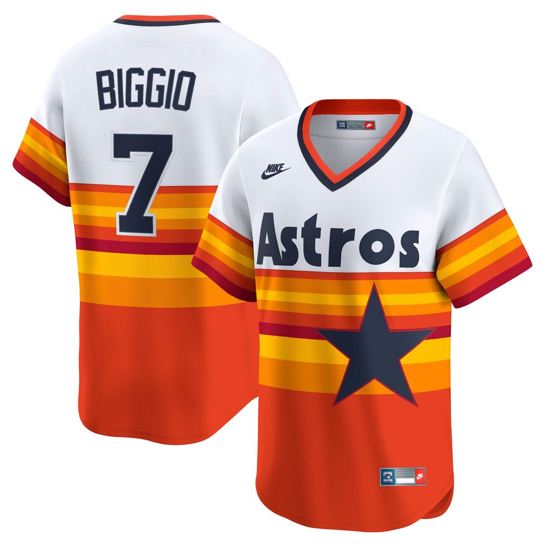 Houston Astros Nike White MLB baseball jersey