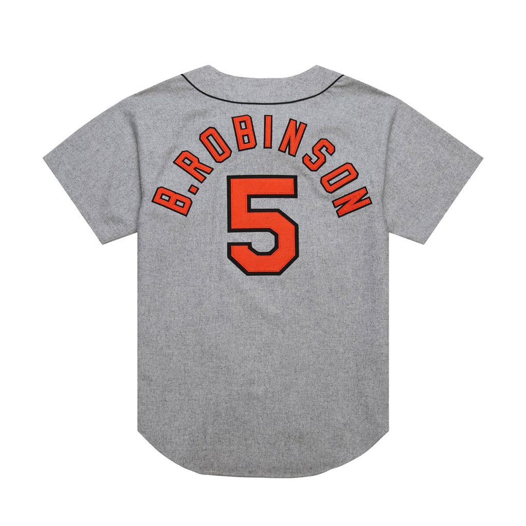 Baltimore Orioles Mitchell & Ness Authentic Jersey Gray