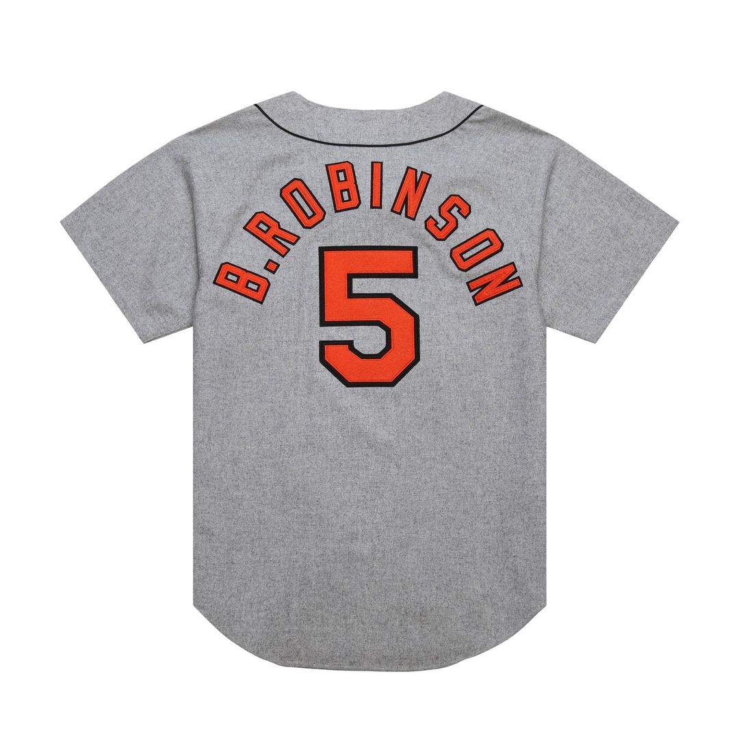 Baltimore Orioles Mitchell & Ness Authentic Jersey Gray