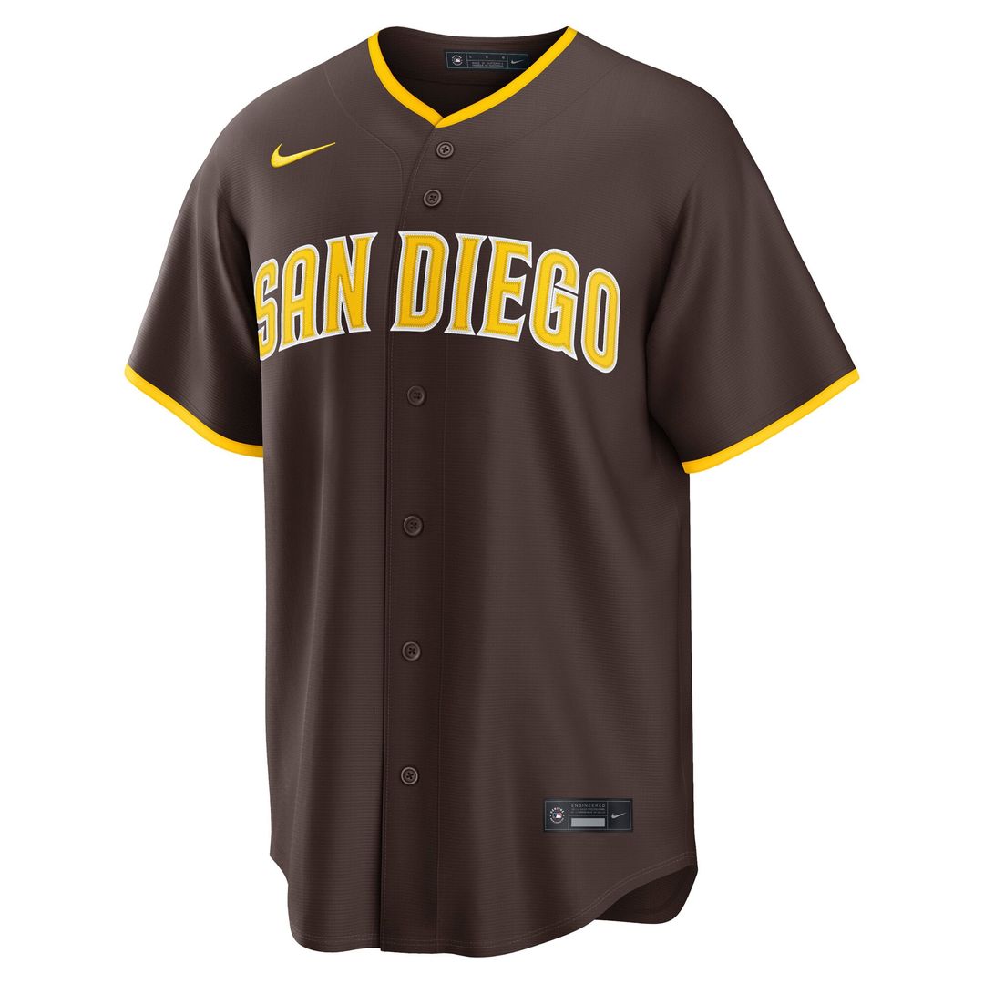 San Diego Padres Nike Replica Jersey Brown